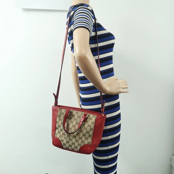 GUCCI Bree Brown Leather Satchel 534-022525 - Picture 12 of 12